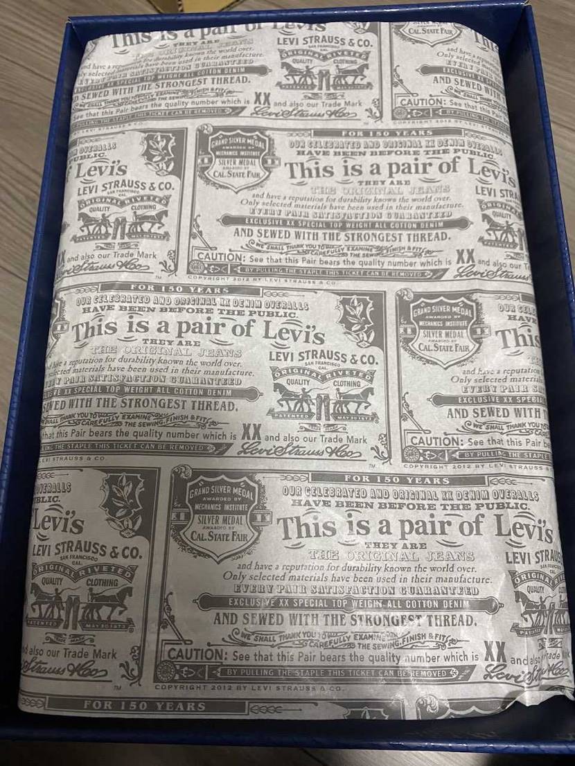 みなさんこんばんわ🤗
無事にLevi'sAJ3到着しました