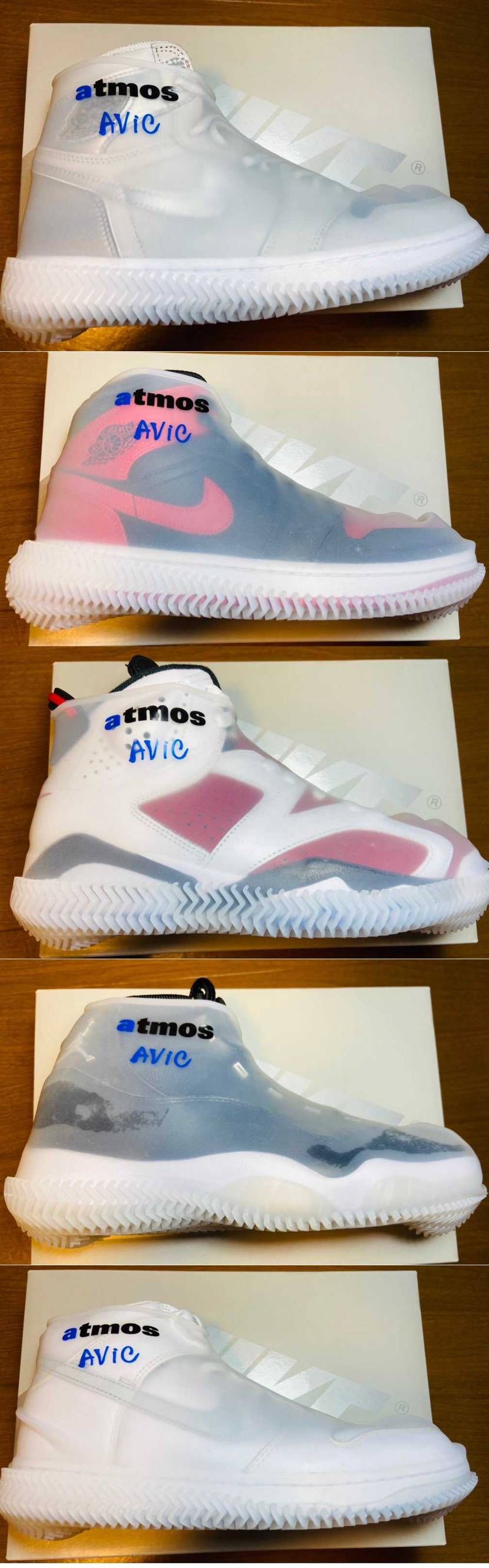 AVIC×atomsのコンドー◯ム
もとい
レインソックスが届いたので手持ち