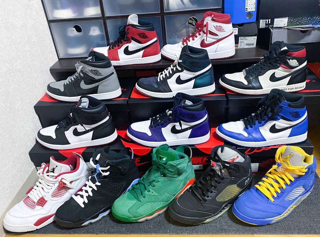 スニーカー集め出した頃(1年ほど前)はアトモスに売ってたAJ1 MID見て「これ