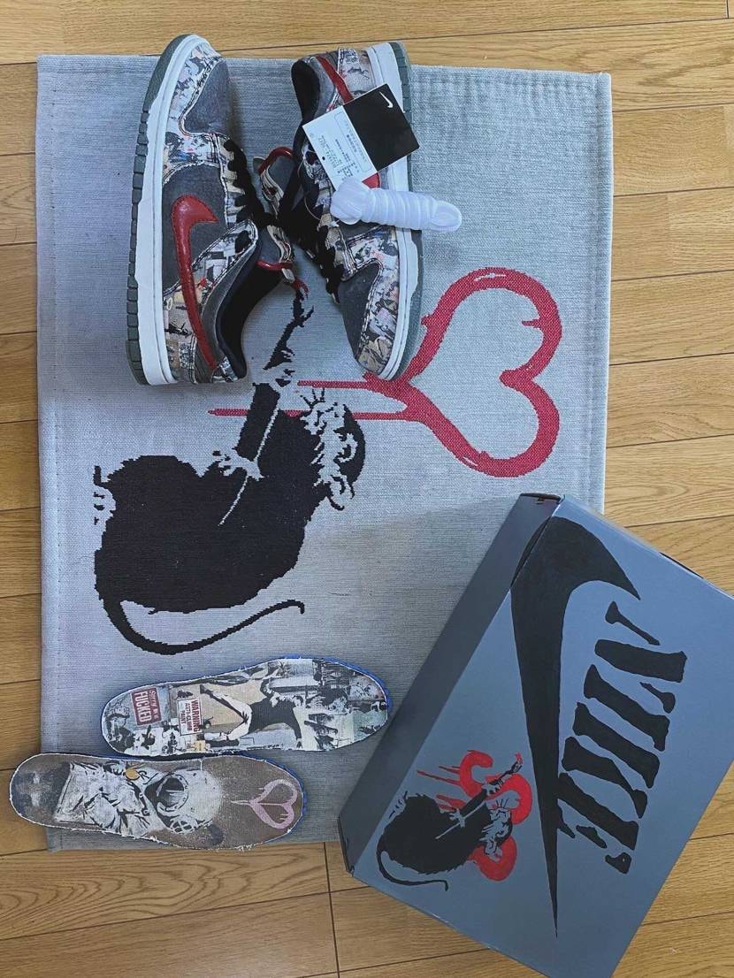 ✹🐡到着！
塗装がハゲて黄色いレザーがお目見えNIKEクオ