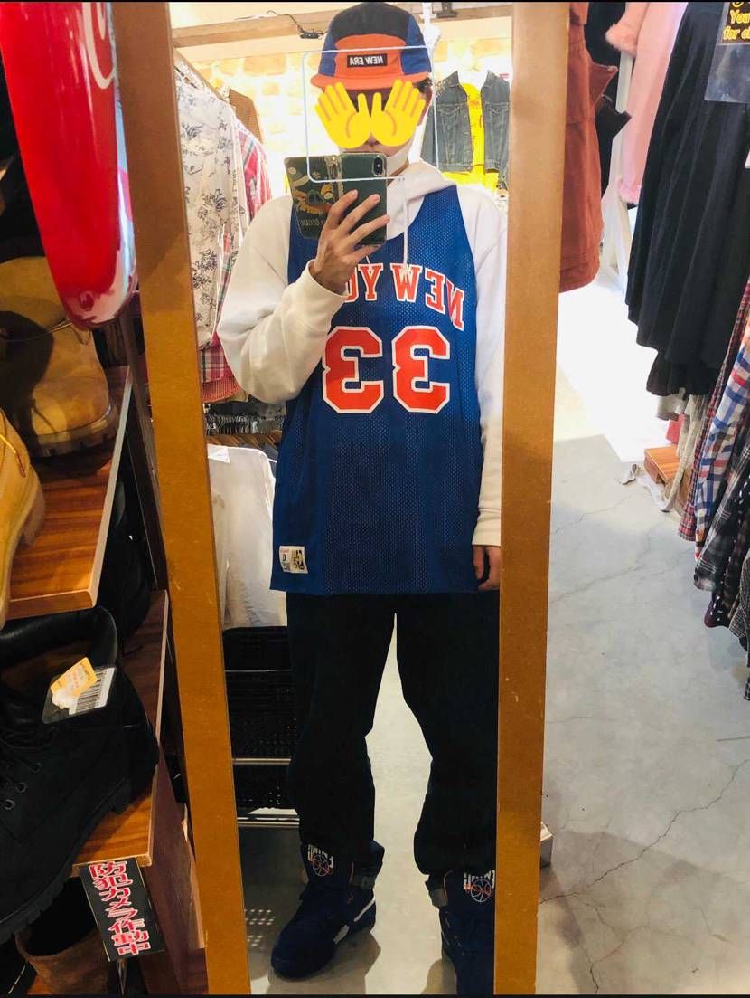 knicksのサポーターばりのコーディネート
ewingめちゃくちゃいい
履