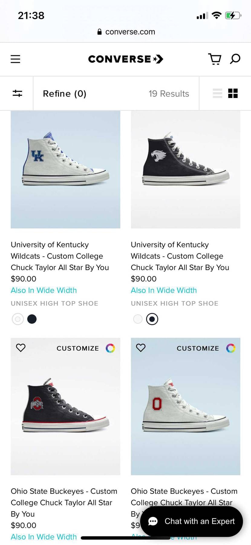 これ好きな人多いんじゃない？
コンバースusのct70 し