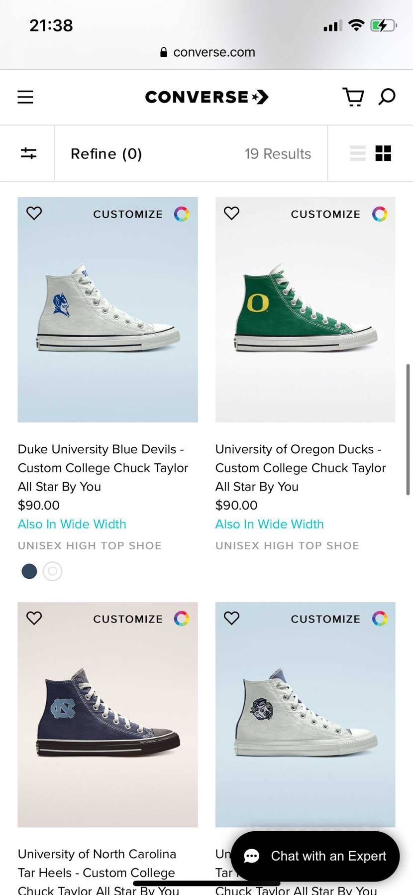 これ好きな人多いんじゃない？
コンバースusのct70 し