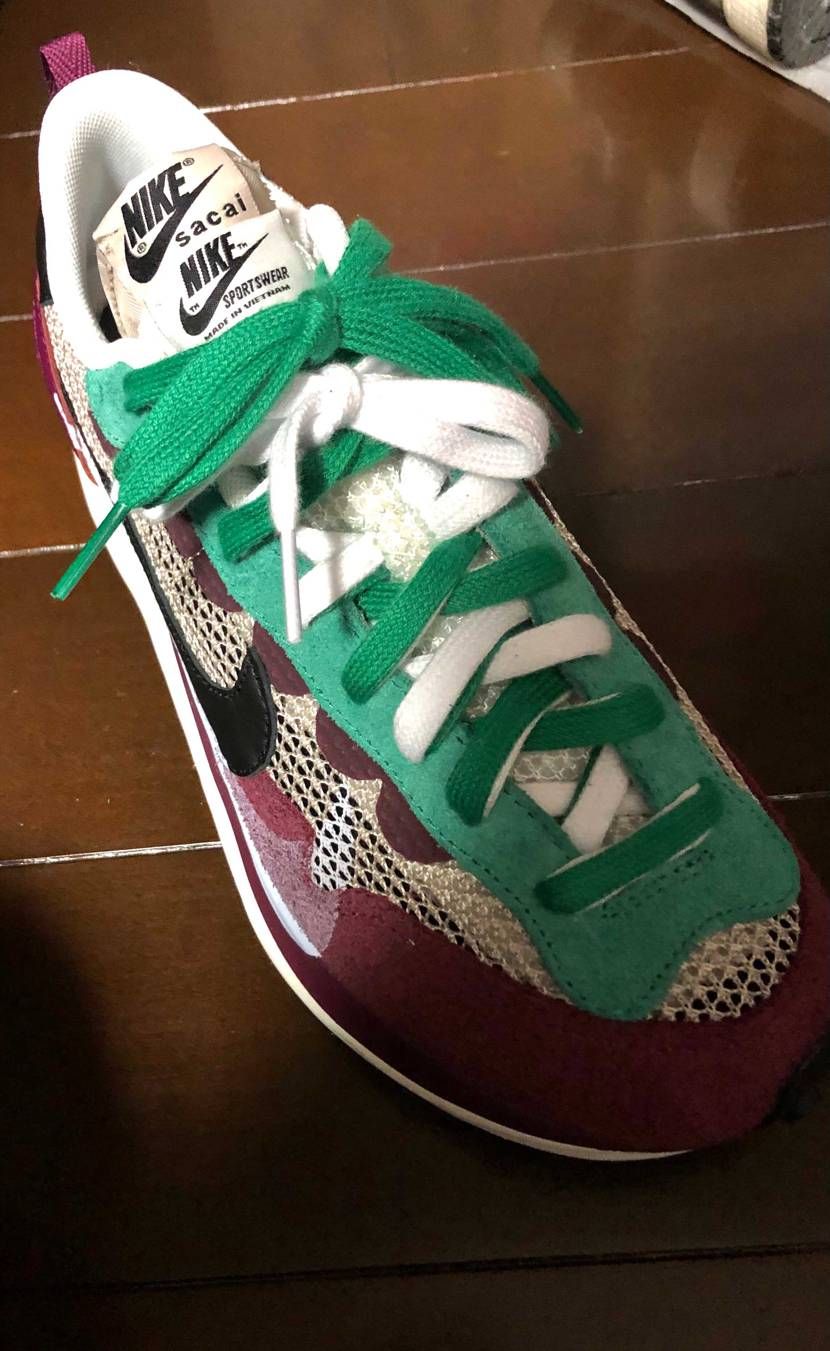 LDワッフルの紐じゃ足りんかったからダブル結びじゃ！