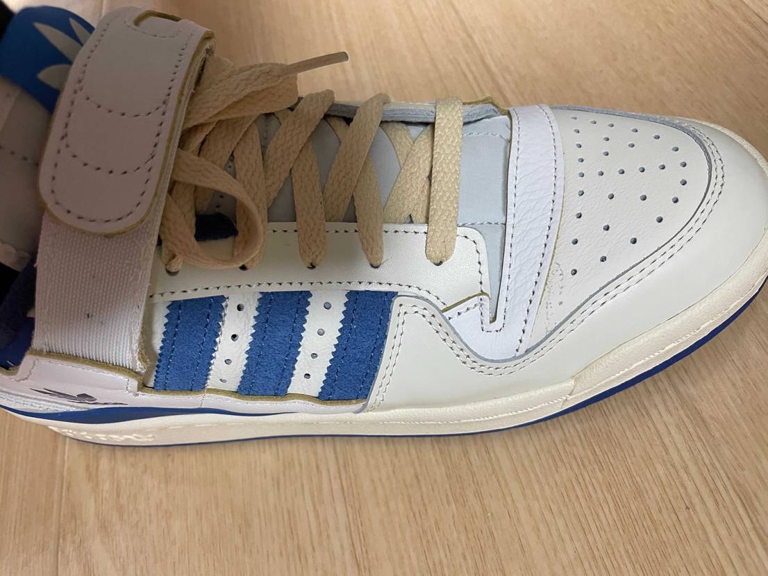 アディダス フォーラム 84 ロー Og ブライト ブルー のコーデ 口コミ投稿 サイズ感はやや横幅大 By山田 スニーカーダンク