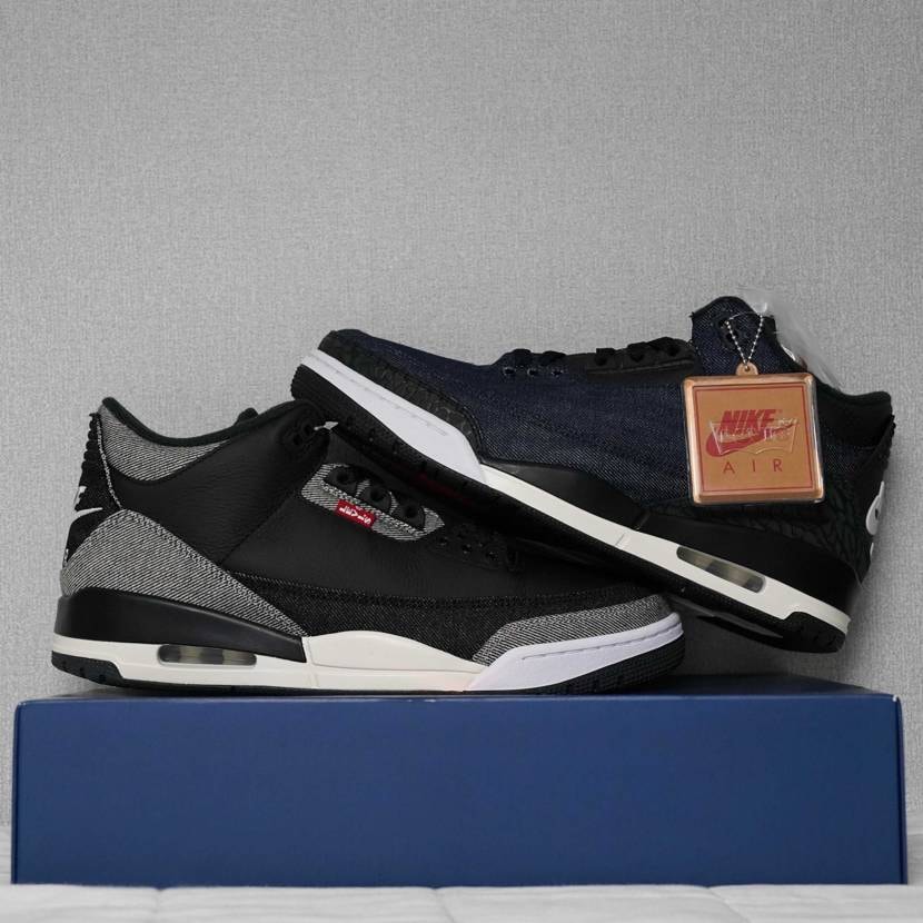 Jordan 4のLevi'sコラボモデルを見て以来、自分の好きな3や5でも出た