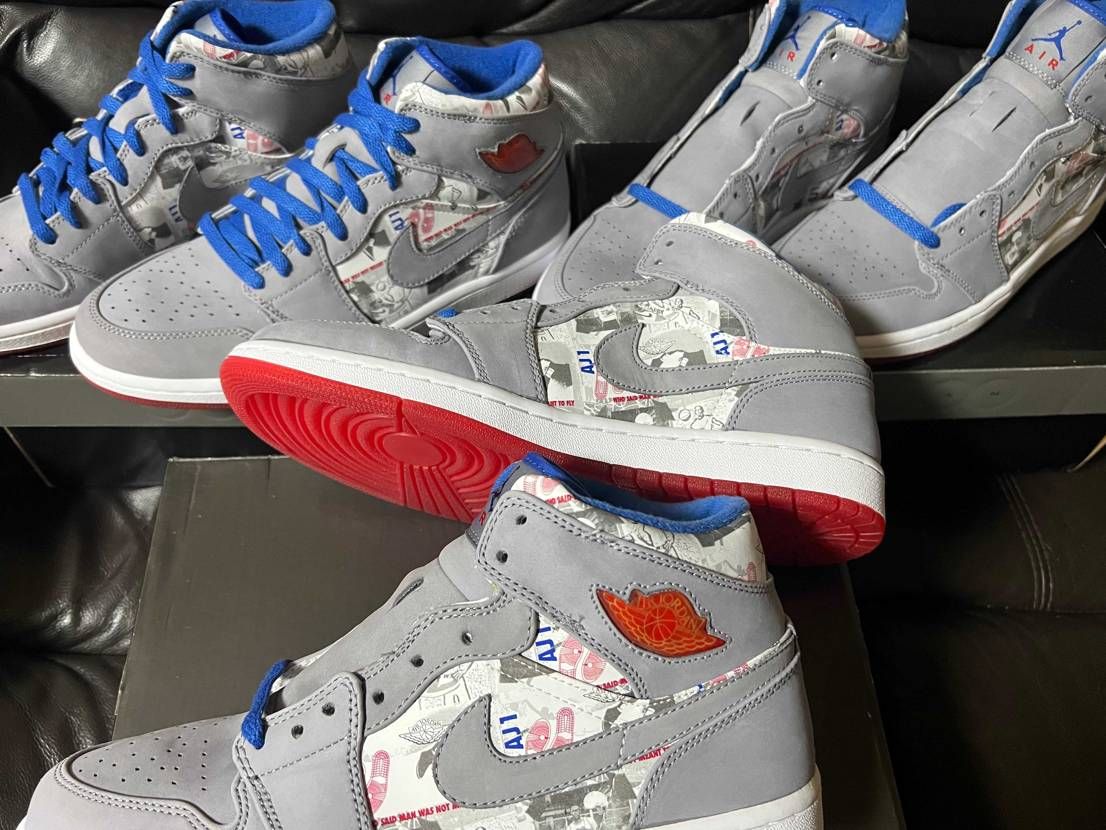 NIKE AIR JORDAN 1 RETRO LS Stealth Varsi