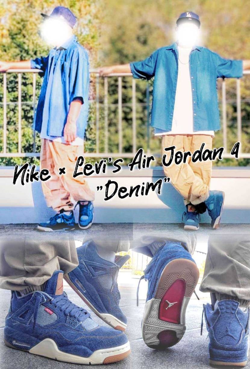 ナイキ × リーバイス エアジョーダン4 