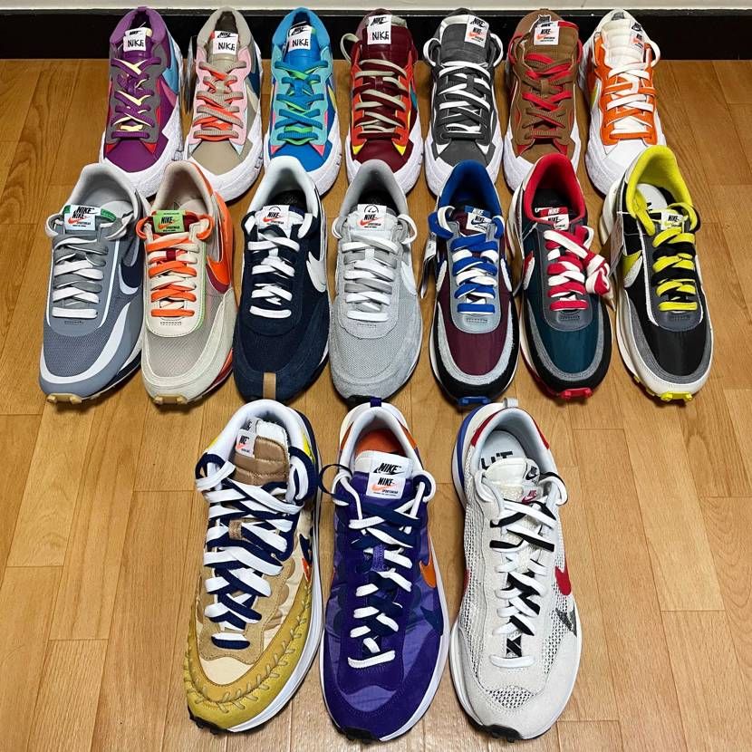 スニーカー整理のついでに
sacai×nikeを並べてみました 📸
1st