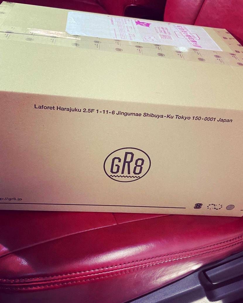 本日、遂にGR8さんから届きましたー🤩
大事に履かせて頂き