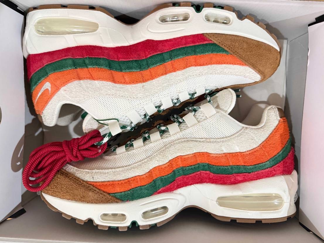 Air Max 95 “7-Eleven” 無事に届きました。実物のスエードの質