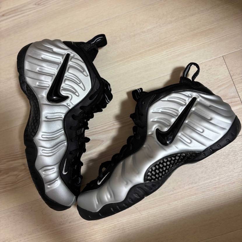 2008ver foam posite pro "metallic silver