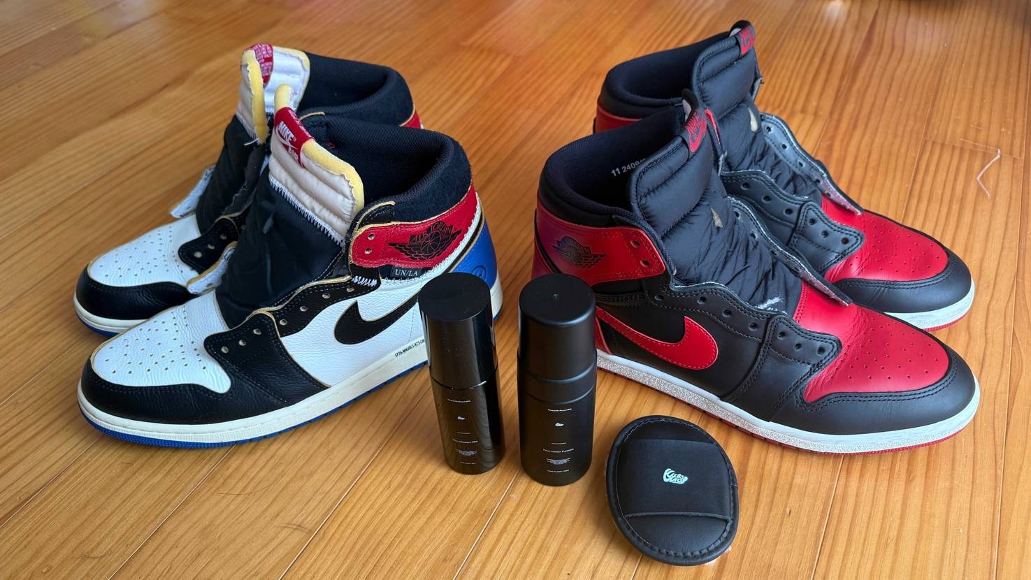 久々のスニーカーケア👟
ツヤが出て良い感じ😆