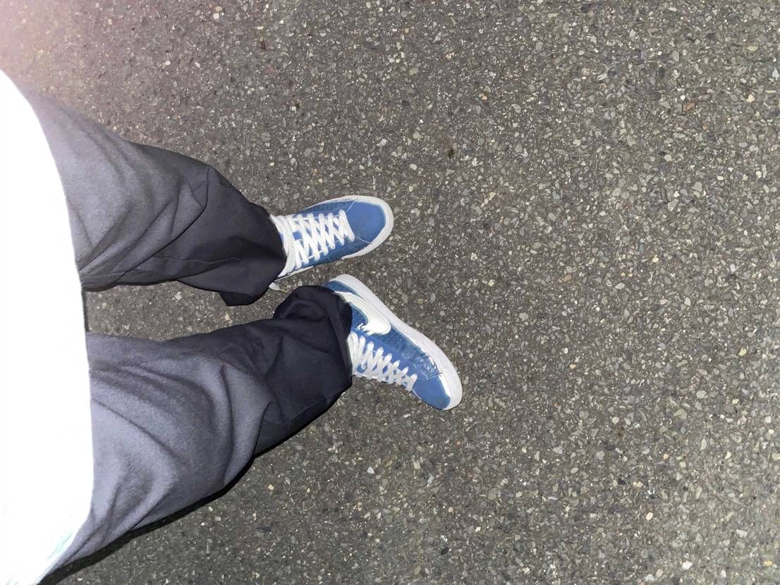 昨日履いた時のだけど、ブレーザーのブルックリン