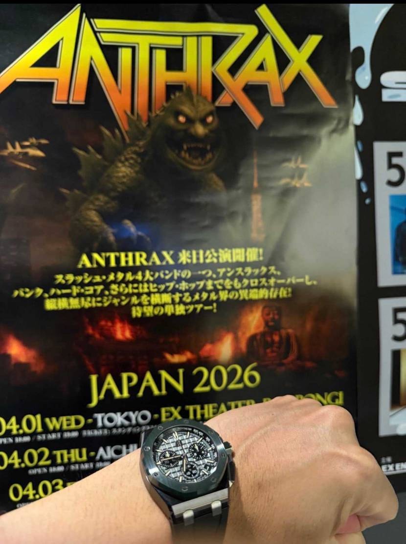 今日はANTHRAX!