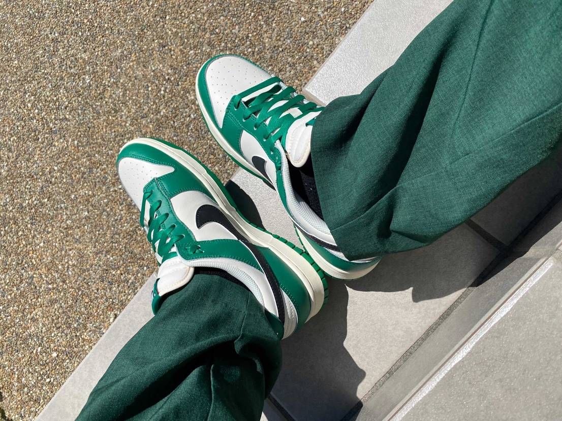 緑×緑
シューレース変えようか迷う