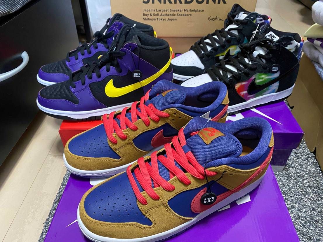 本日スニダンから3足まとめて届きましたっ😃
どれもプチプレ