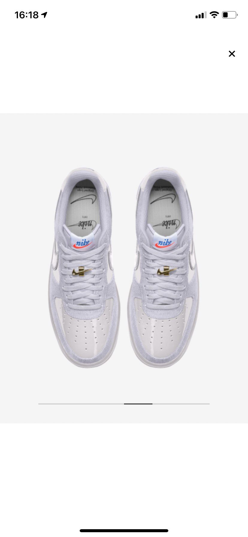 AF1アンロックド。これで決定。美しい(>_<｡)