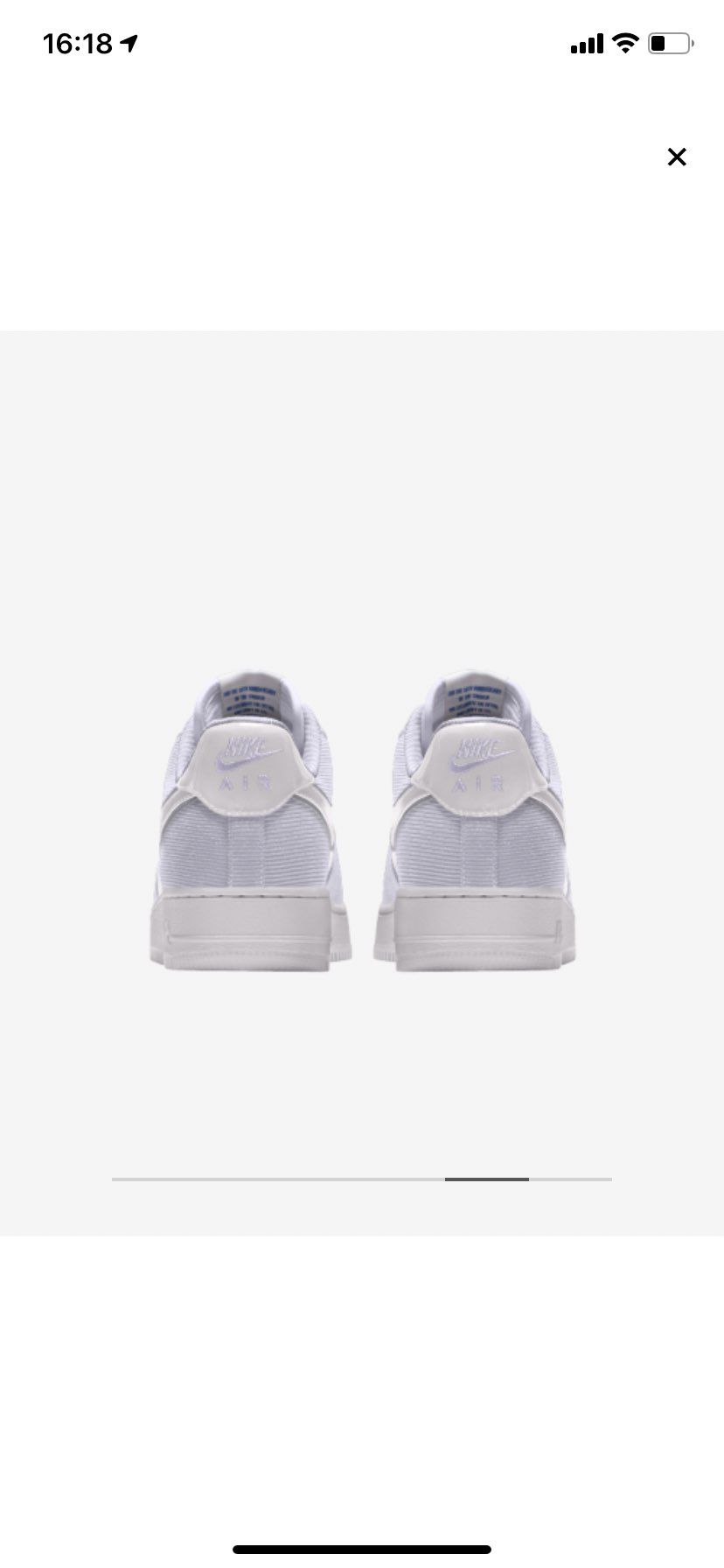 AF1アンロックド。これで決定。美しい(>_<｡)