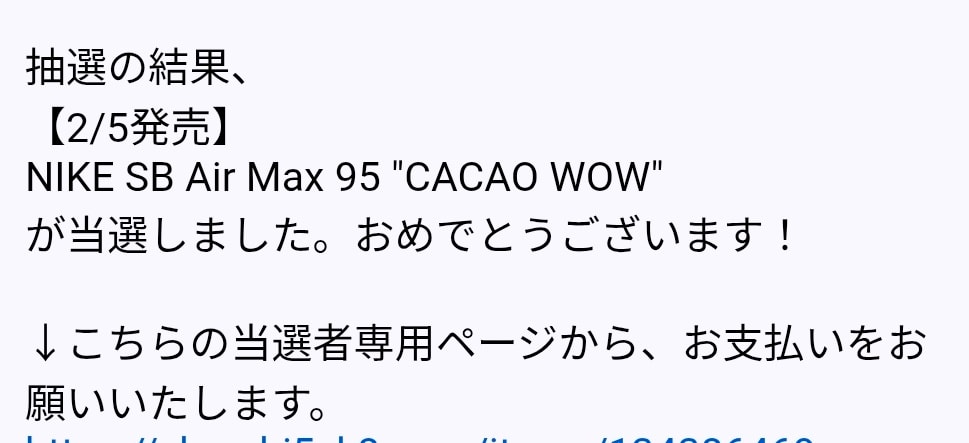 過去2作のSB95よか人気無いとはいえ当選嬉しい😆