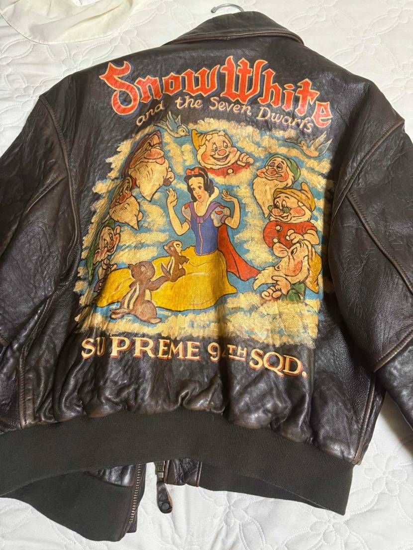 Supreme x Schott Snow White Ha
