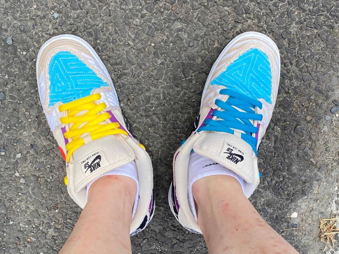 今日は久々にアルビノDUNK👟
履き心地以外は良いんですけ