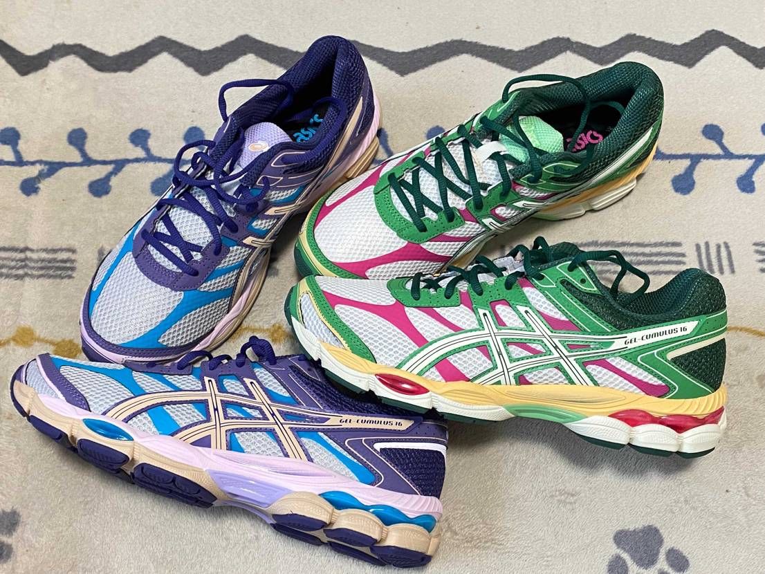 キュムラス16
結局両方買ってしまった👟😝
パステル的なカラー嫌いじゃないん