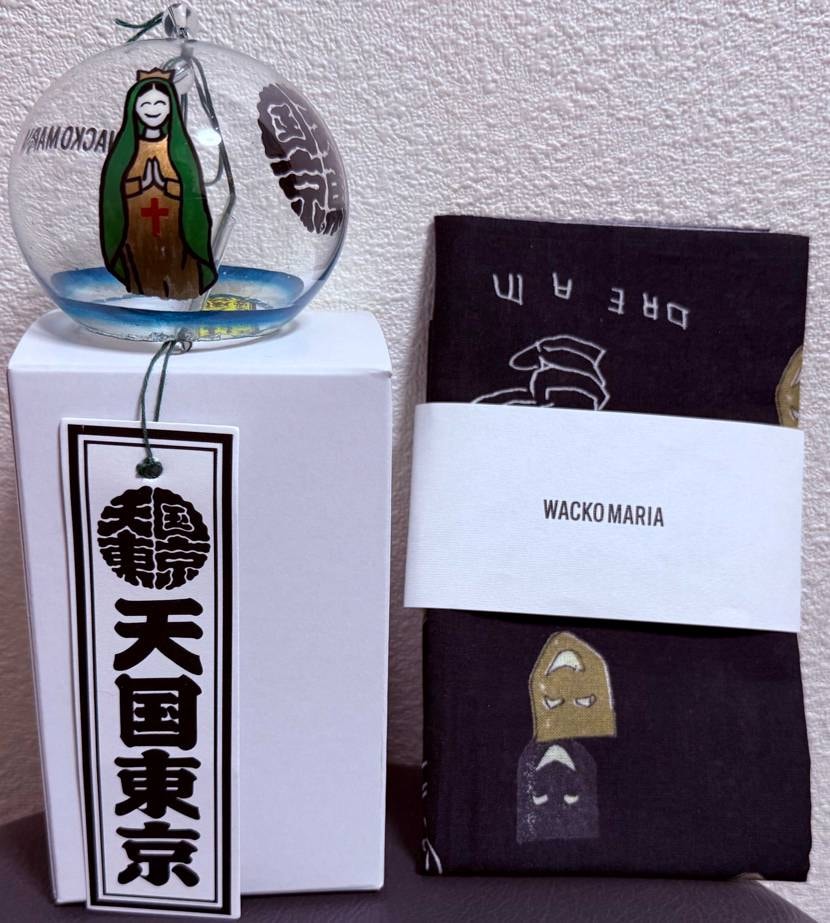 本日発売のWACKO MARIAより
篠原風鈴本舗 / 江戸風鈴
水野染工場