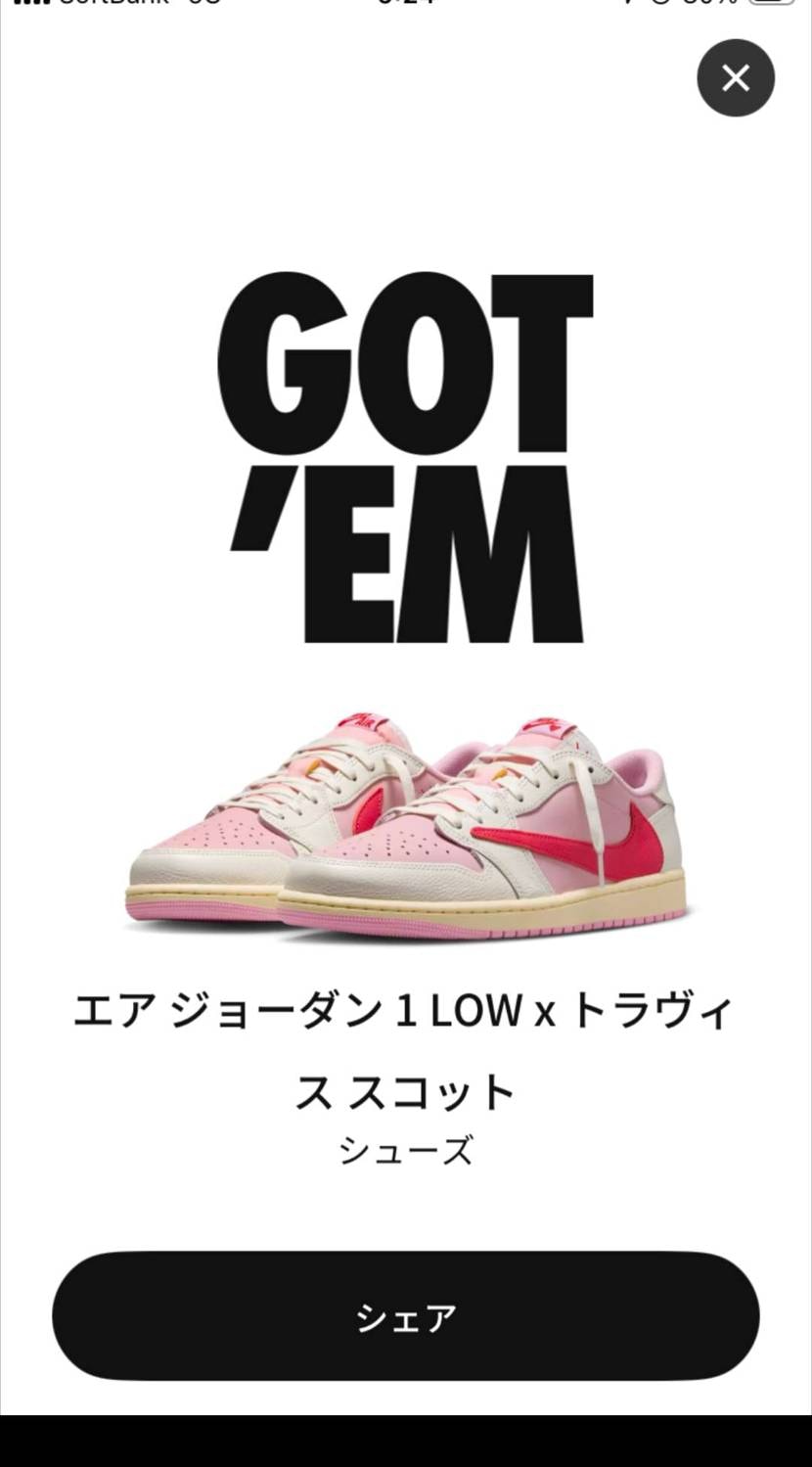 NIKEに別の内容で問い合わせしたら「発送は6月5日予定」とサラッと言われたんで