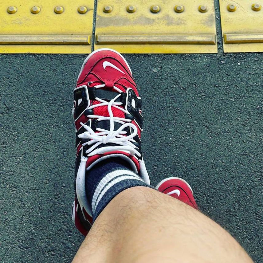 真夏のモアテン。やっぱこの色1番えぇ。
#airmoreuptempo #