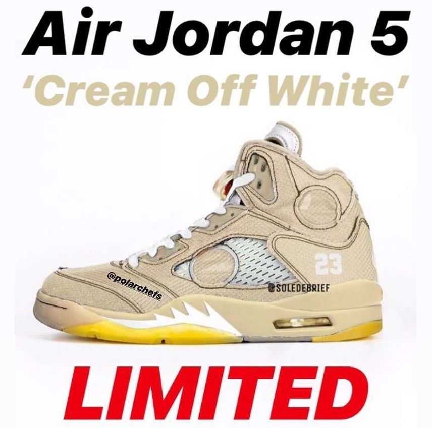 Nike x Offwhite Air Jordan5 "Cream"
ブラック