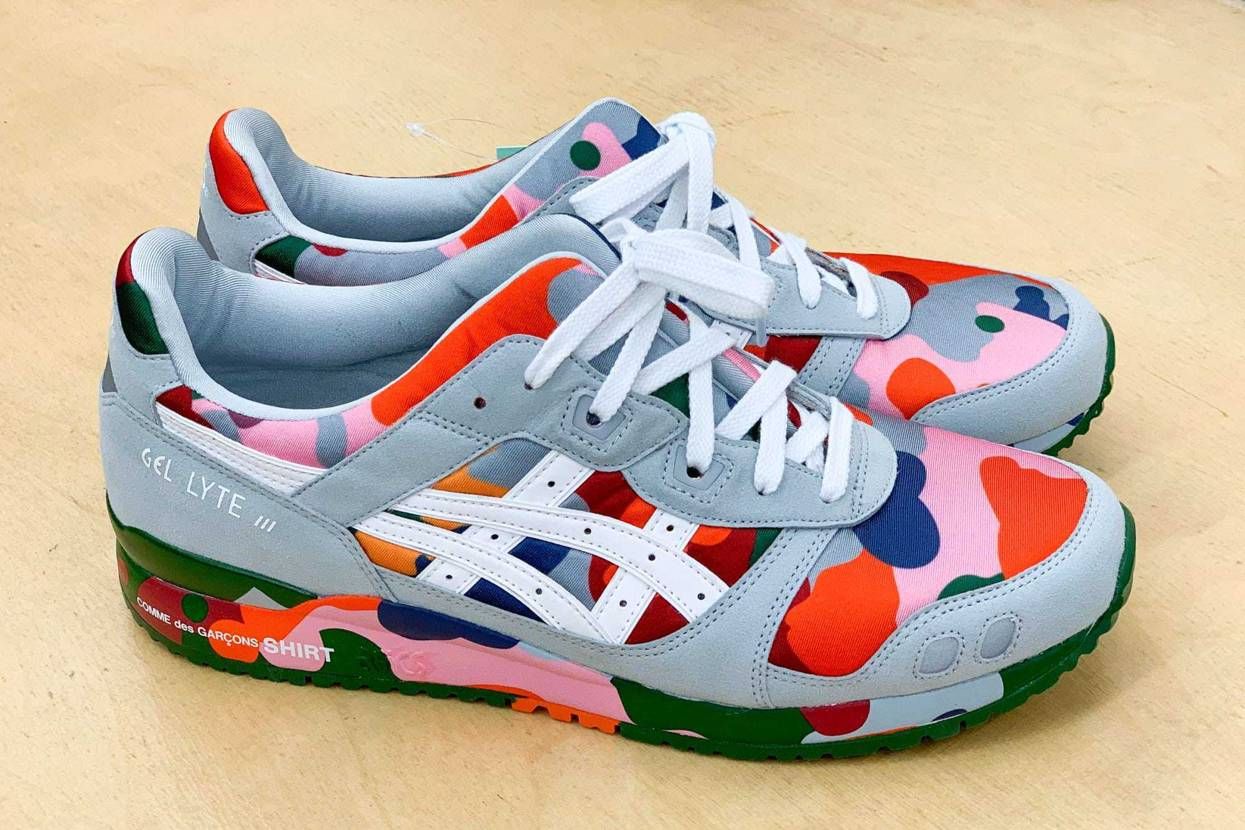 コム デ ギャルソン・シャツ x asics gel lyte 3 30th