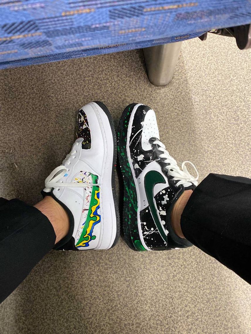 白のAF1買って自分色にカスタム
どんどんアイデアが浮かぶから柄が増えていく