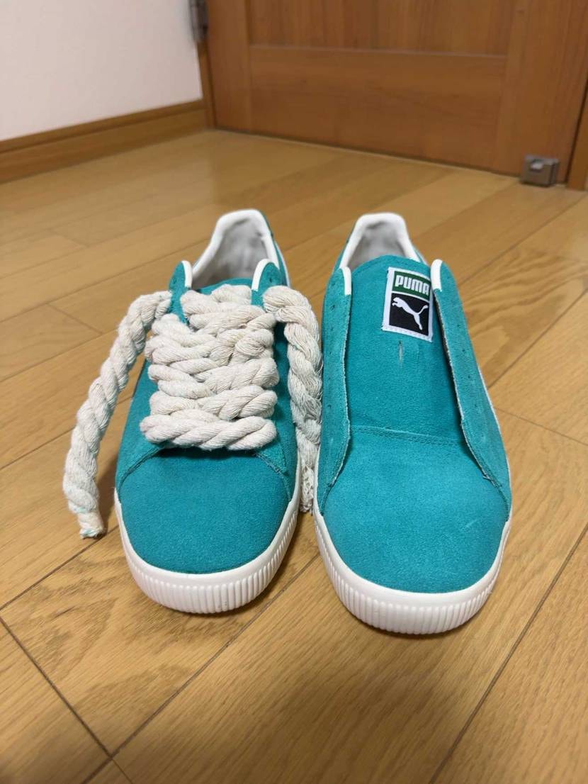 暇つぶしです
・シューレースホールの直径を大きくしてロープ