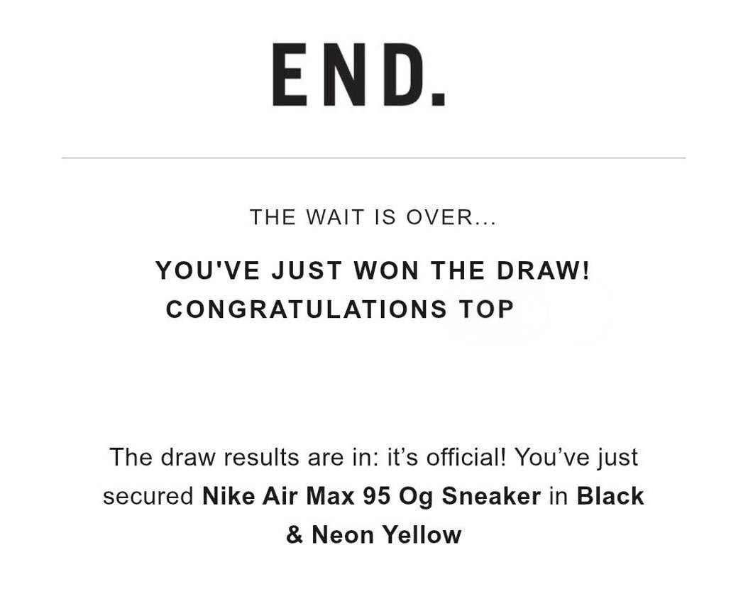 国内全滅の中で、END当選！
一次で買えただけ御の字ですわ