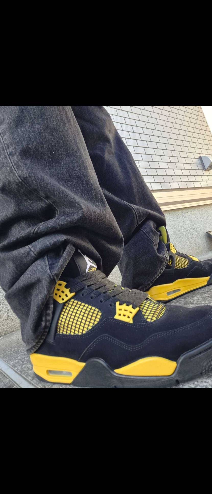 今日も今日とて暑いですがJORDANリーバイス578とサンダーで