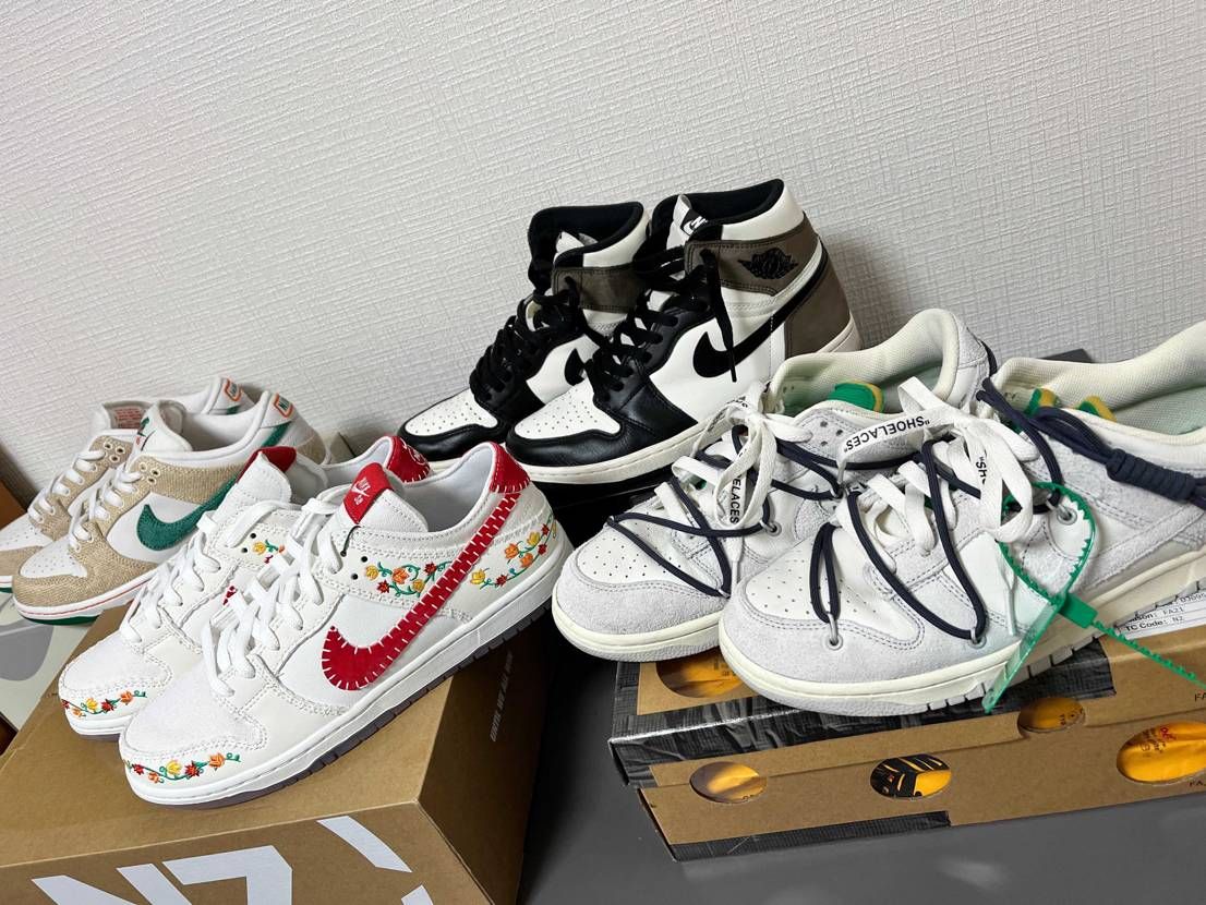 スニーカー好きになって4年、これからも集めていくぞー😆😆