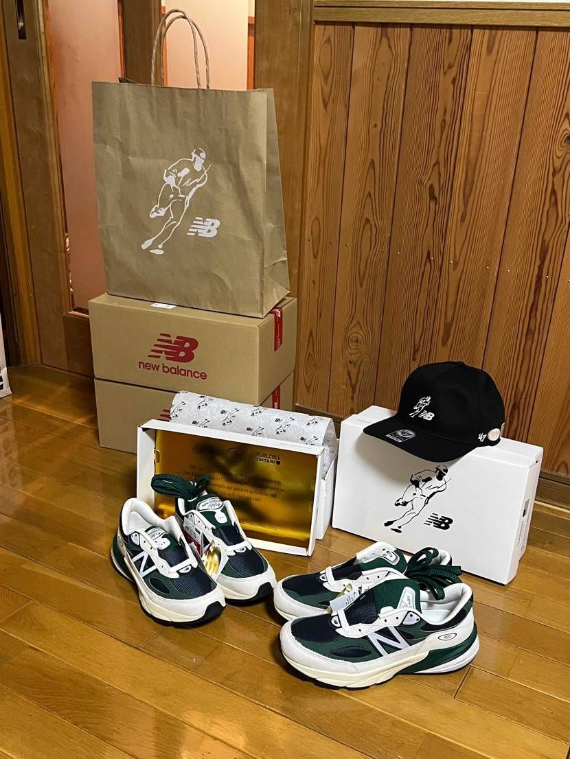 大谷ファンの娘(大学生)にのせられてお揃いで買った(買わされた)大谷990v6が