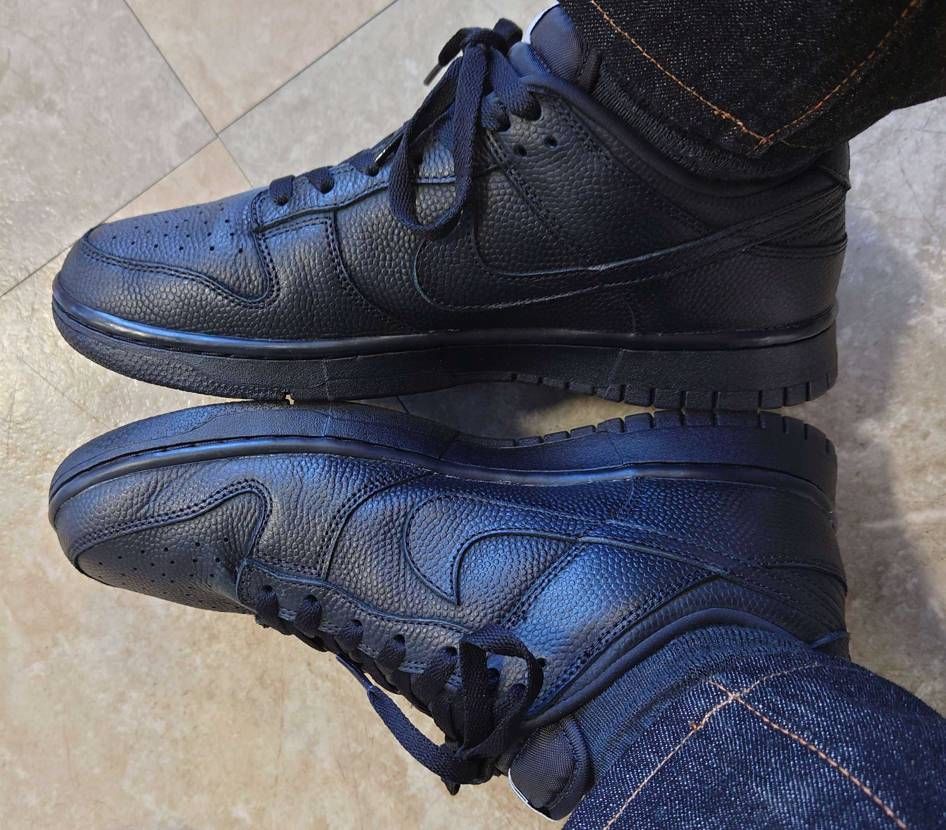 なんだかんだで、コレが丁度いい
バイユーダンク(オールブラックペブルドレザー)
