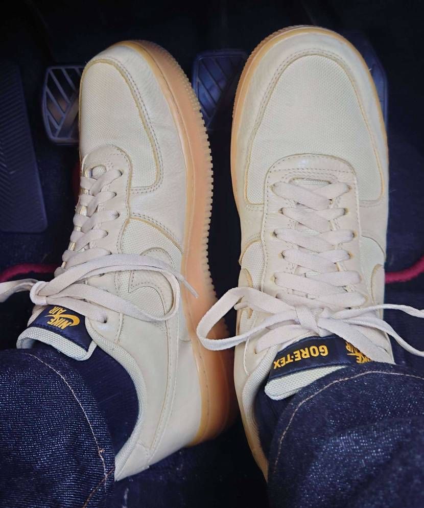 今日は久しぶりにAF1のゴアテックス
少し重いけど、履き心地もよくて、蒸れにくい
