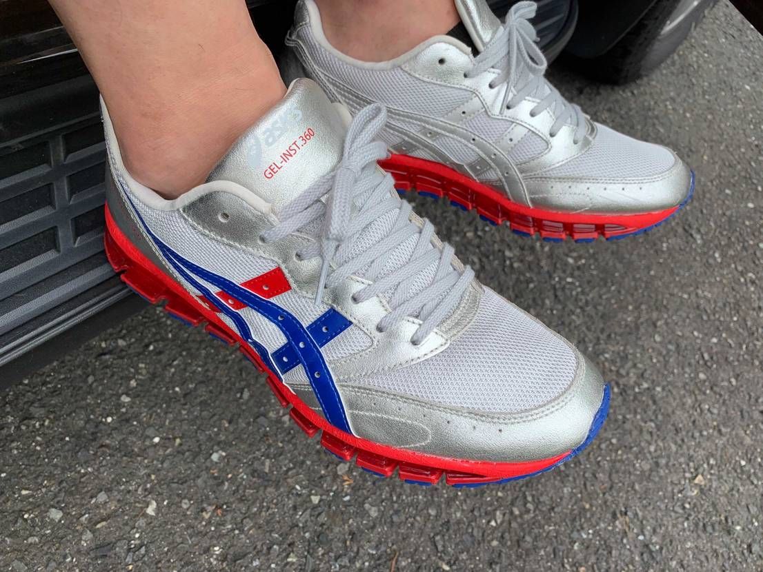 久々のasics。やっぱ履き心地良いですね😁