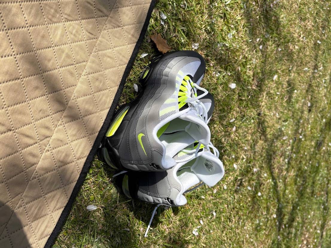 今日はイエグラ履いて花見🌸
桜も終わりかけですね。

靴脱いだら、靴が狩ら