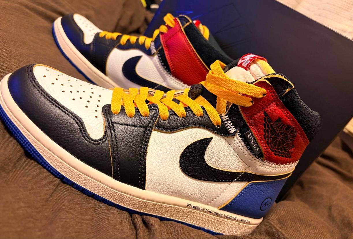 Fragment Design×UNION Air Jordan 1 High 