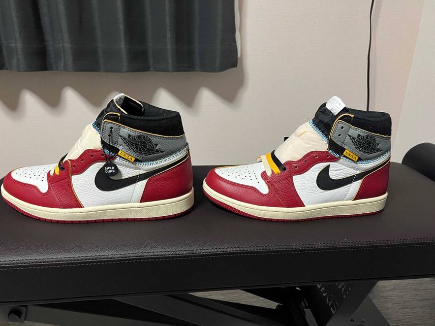 スニダン大陸品(2.5なし)
SNKRS当選品(2.5あり)
届いたから