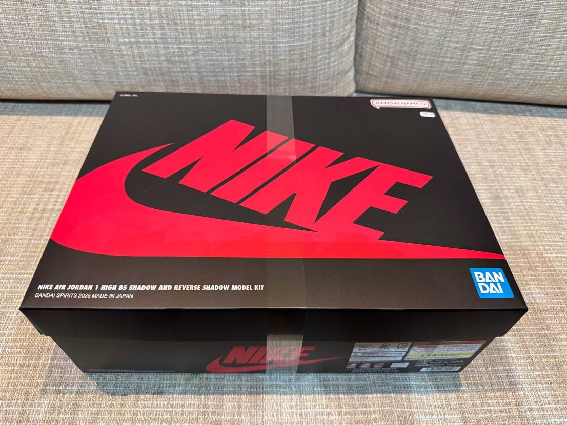 随分でかい箱が届いたと思ったらプラモデルだった
普通にスニーカー入る大きさの箱
