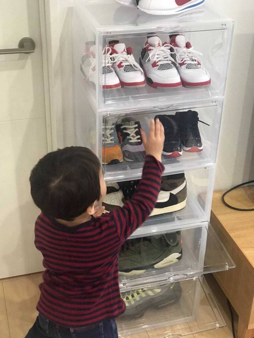 三重のスニーカーヘッズの間で話題のシューズBOX❗️
普段スニーカーはシューズ