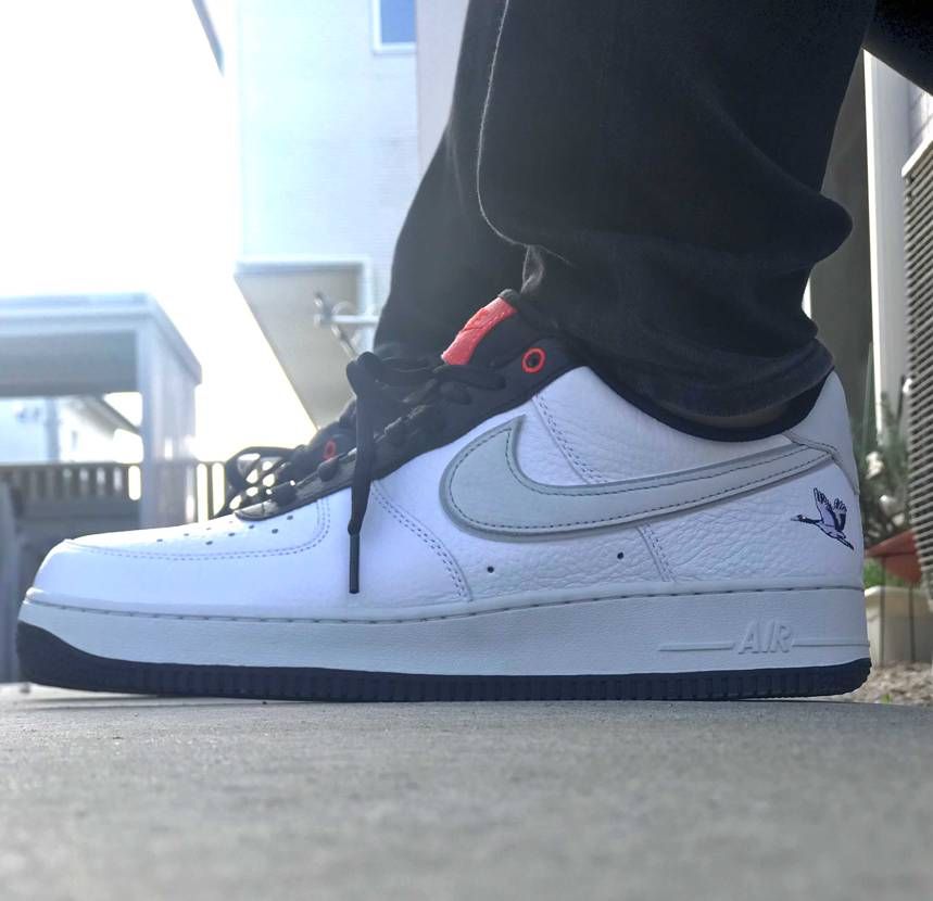 AF1の鶴❗️
最近買った中でもお気に入りの一足でしたが
忙しくてなかなか履