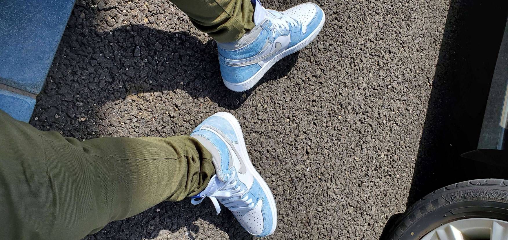 晴天の中履きおろし！