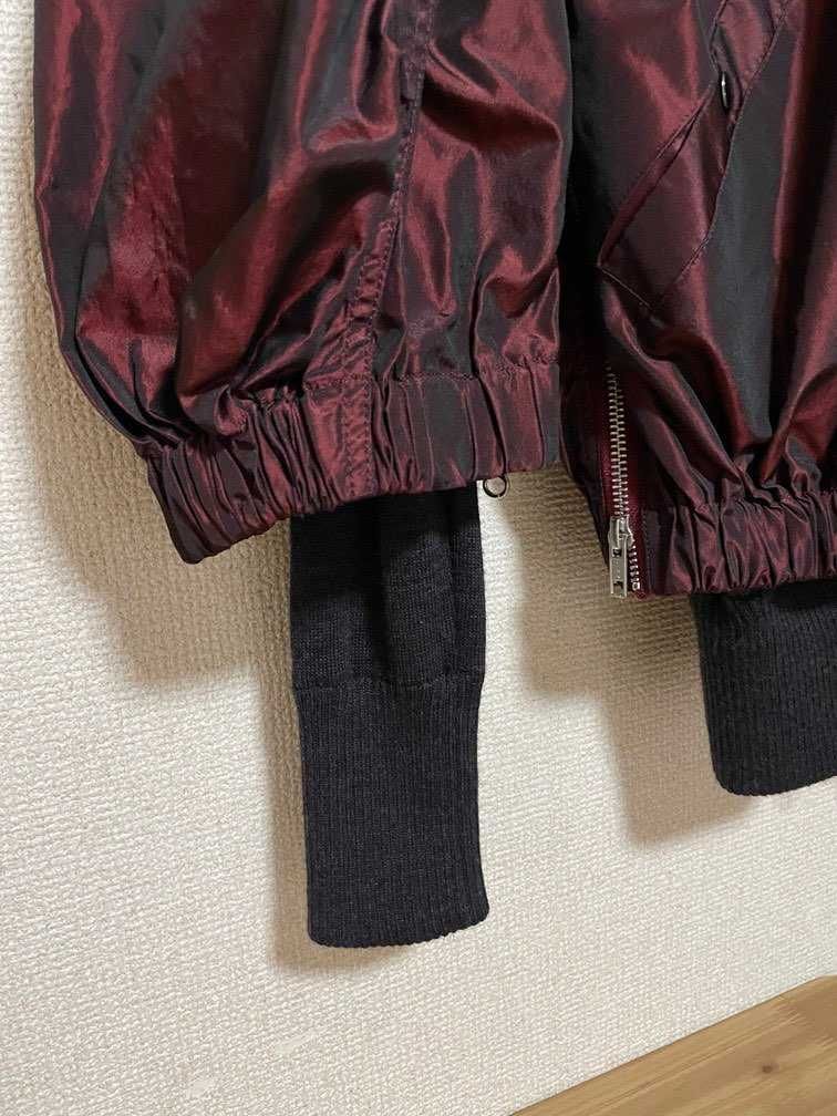 sacaiのニットドッキング MA1ブルゾン
珍しく色味で