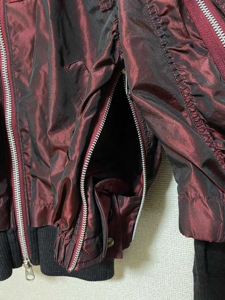 sacaiのニットドッキング MA1ブルゾン
珍しく色味で